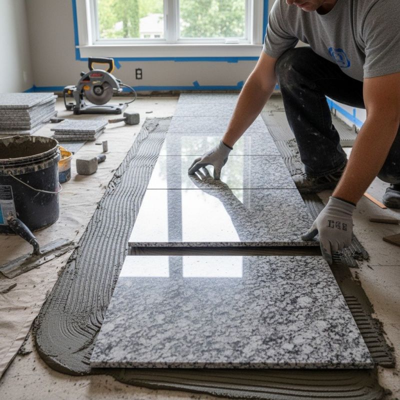 Stone Floor Installation in Wilmington, NC