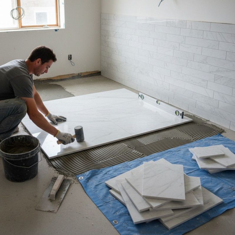 Stone Floor Installation in Olathe, KS